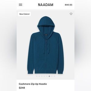 NAADAM cashmere hoodie